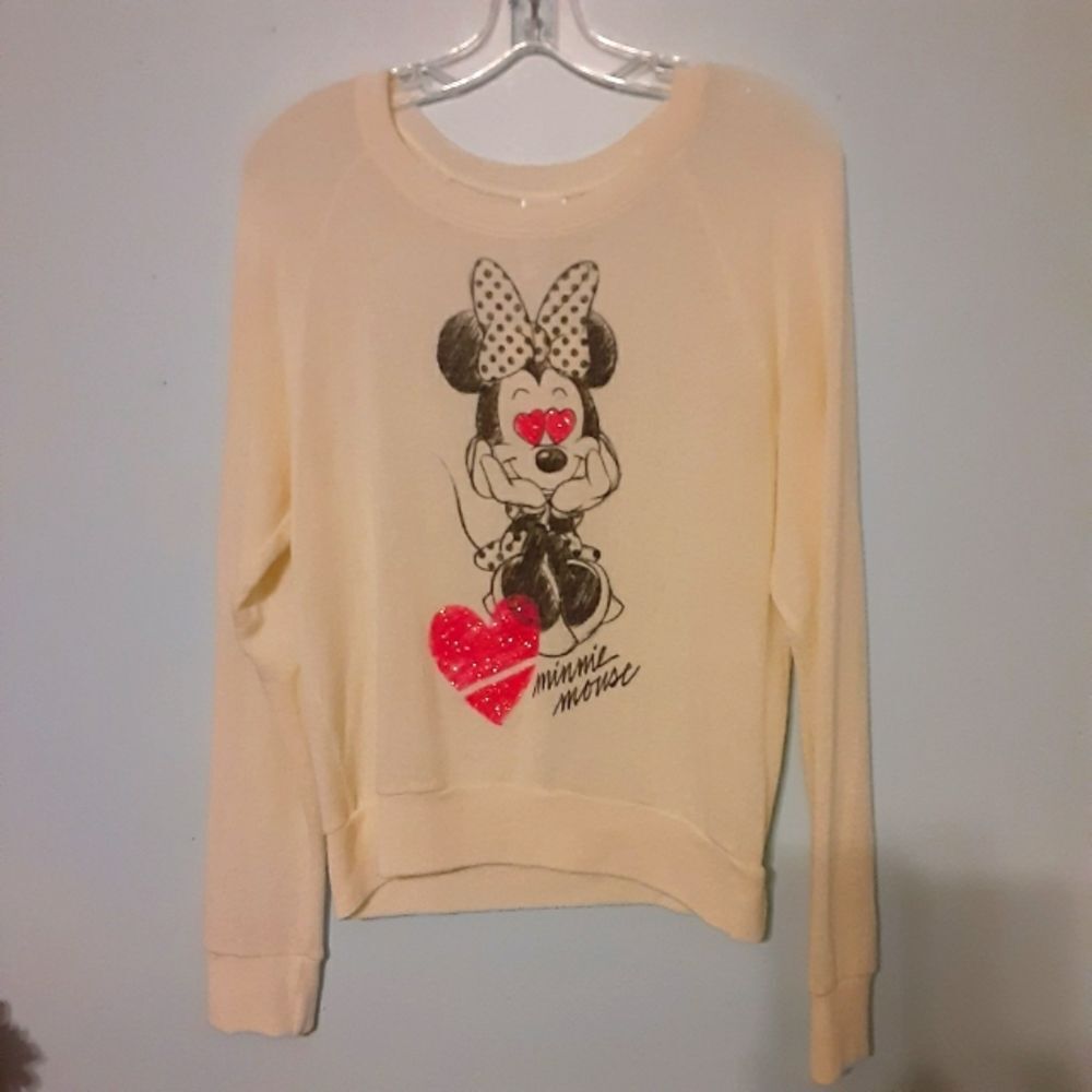 Disney Minnie Mouse Lightweight Sweater Size Large